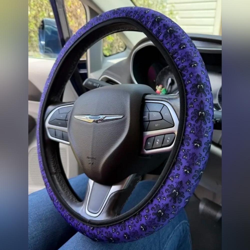 New Haunted mansion Stretchy steering wheel cover